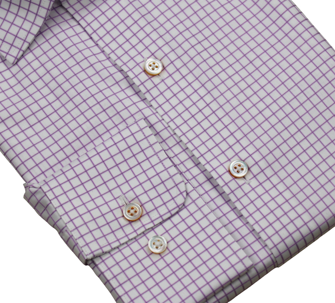 Hampton's Sport Shirt - Lavender Tattersall