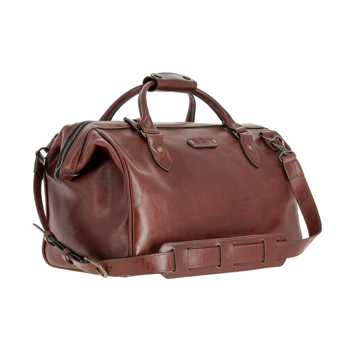 Leather Coachman Overnight Duffel
