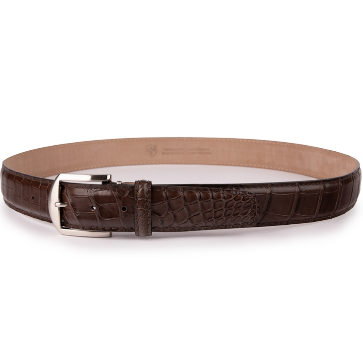 American Alligator Custom Belt 40mm in Espresso