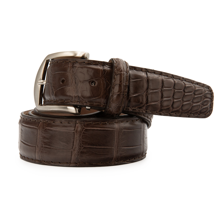 American Alligator Custom Belt 40mm in Espresso