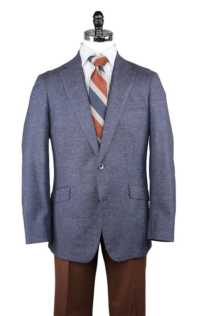 Hampton's Hand Tailored Sportcoat - Blue Tweed