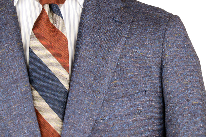 Hampton's Hand Tailored Sportcoat - Blue Tweed