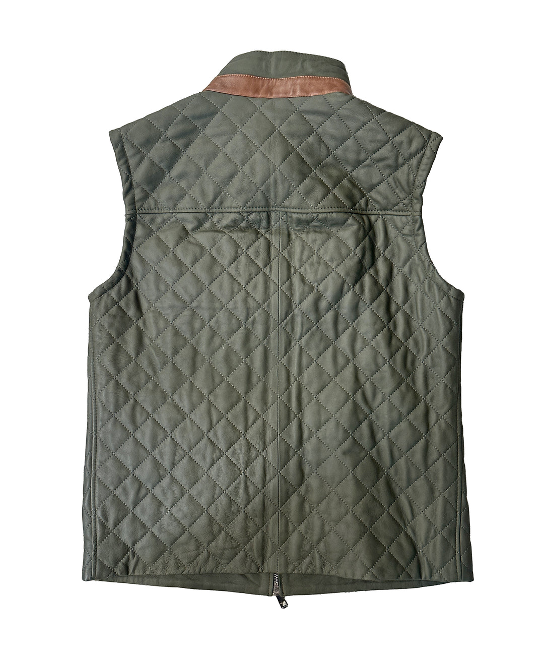 Quilted Leather Vest
