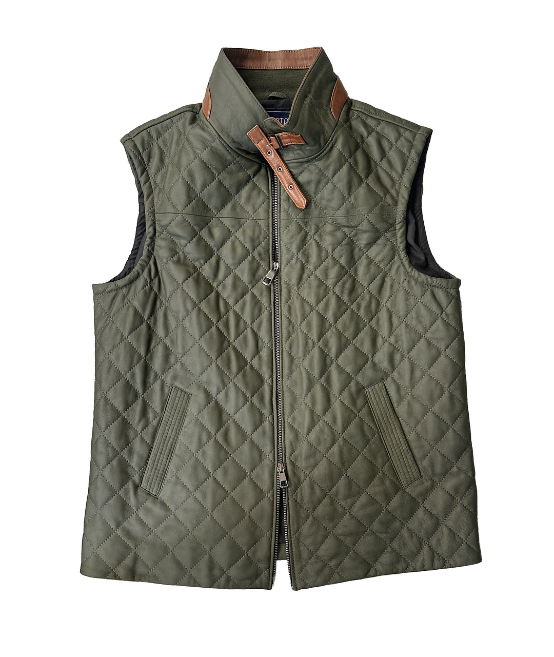 Quilted Leather Vest