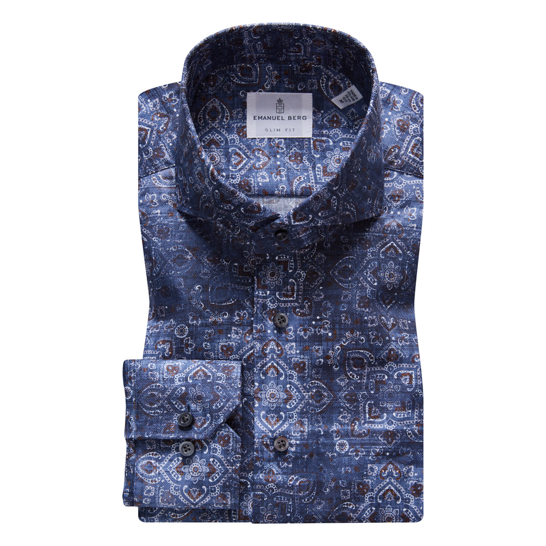 SF18195 Bandana Print Sport Shirt M SF18195 Bandana Print Sport Shirt M