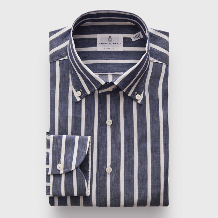 SF18731 Exaggerated Stripe Dobby Shirt