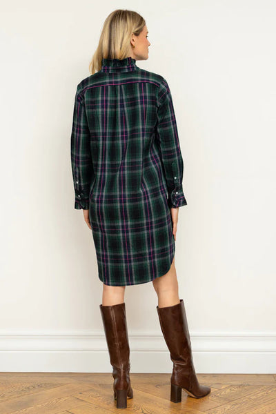 Olivia Classic Shirtdress in Plaid