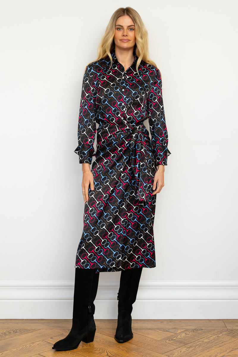 Talita Dress in Snaffle Bit Print