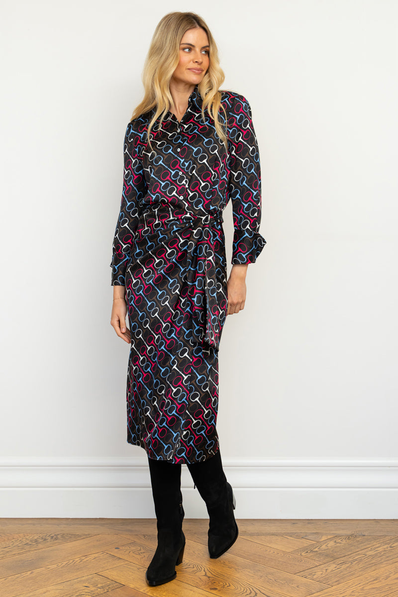 Talita Dress in Snaffle Bit Print