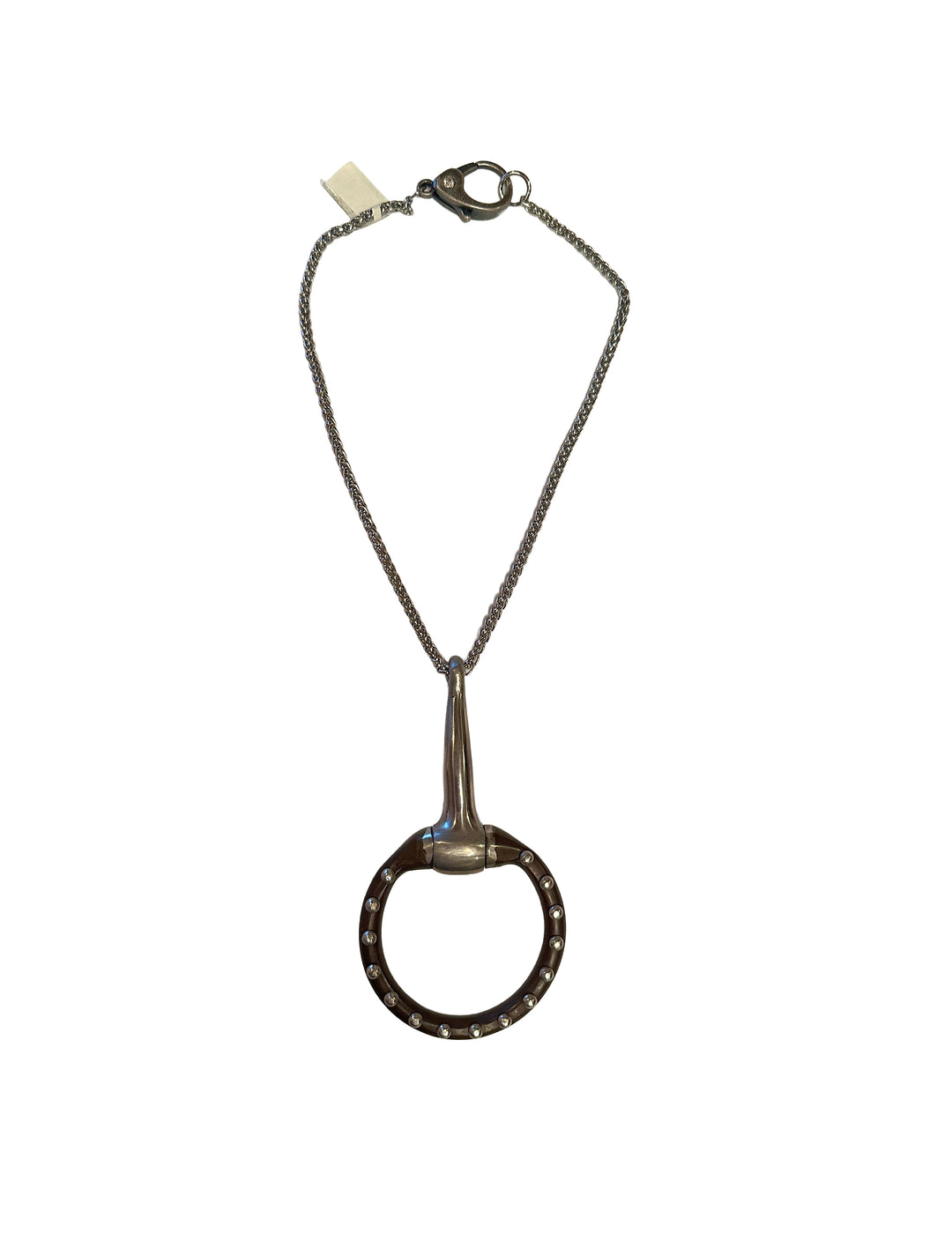 Studded Pony Bit Necklace