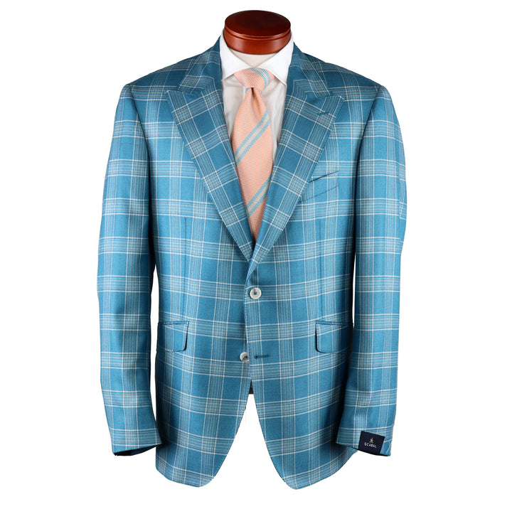 Soho Peak Lapel Silk Sportcoat