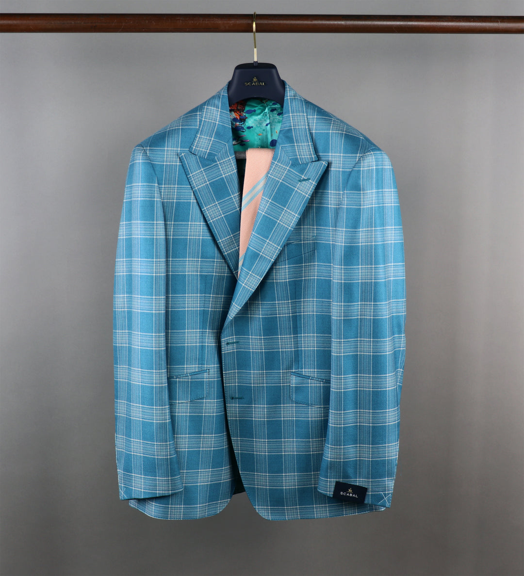 Soho Peak Lapel Silk Sportcoat
