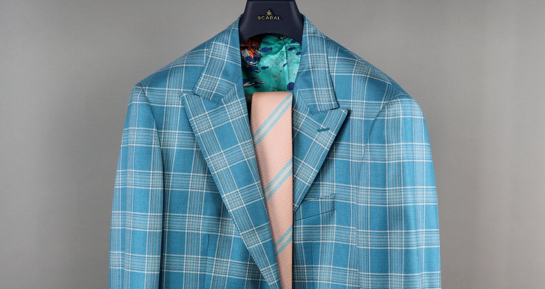 Soho Peak Lapel Silk Sportcoat