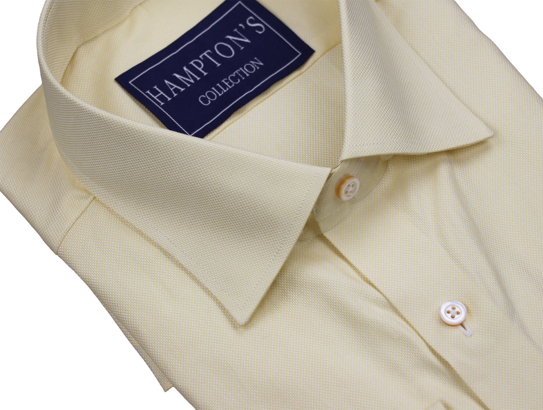 Hampton's Sport Shirt - Soft Yellow Royal Oxford