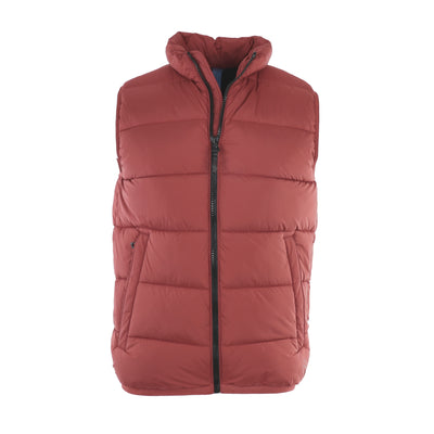 Dante Smart Utility Zero-Down Quilted Vest in Burned Red