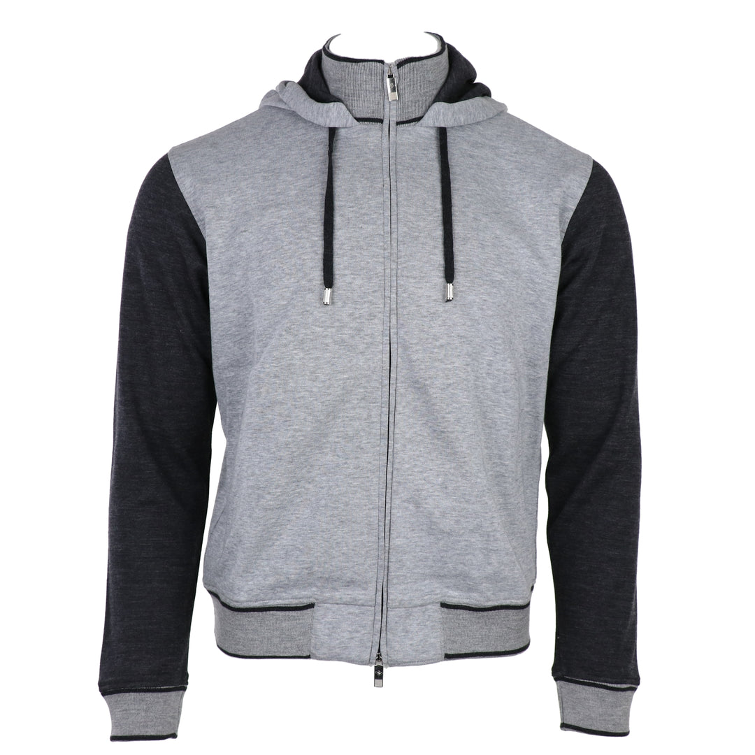 Knitted Fully Zippered Jogging Hoodie