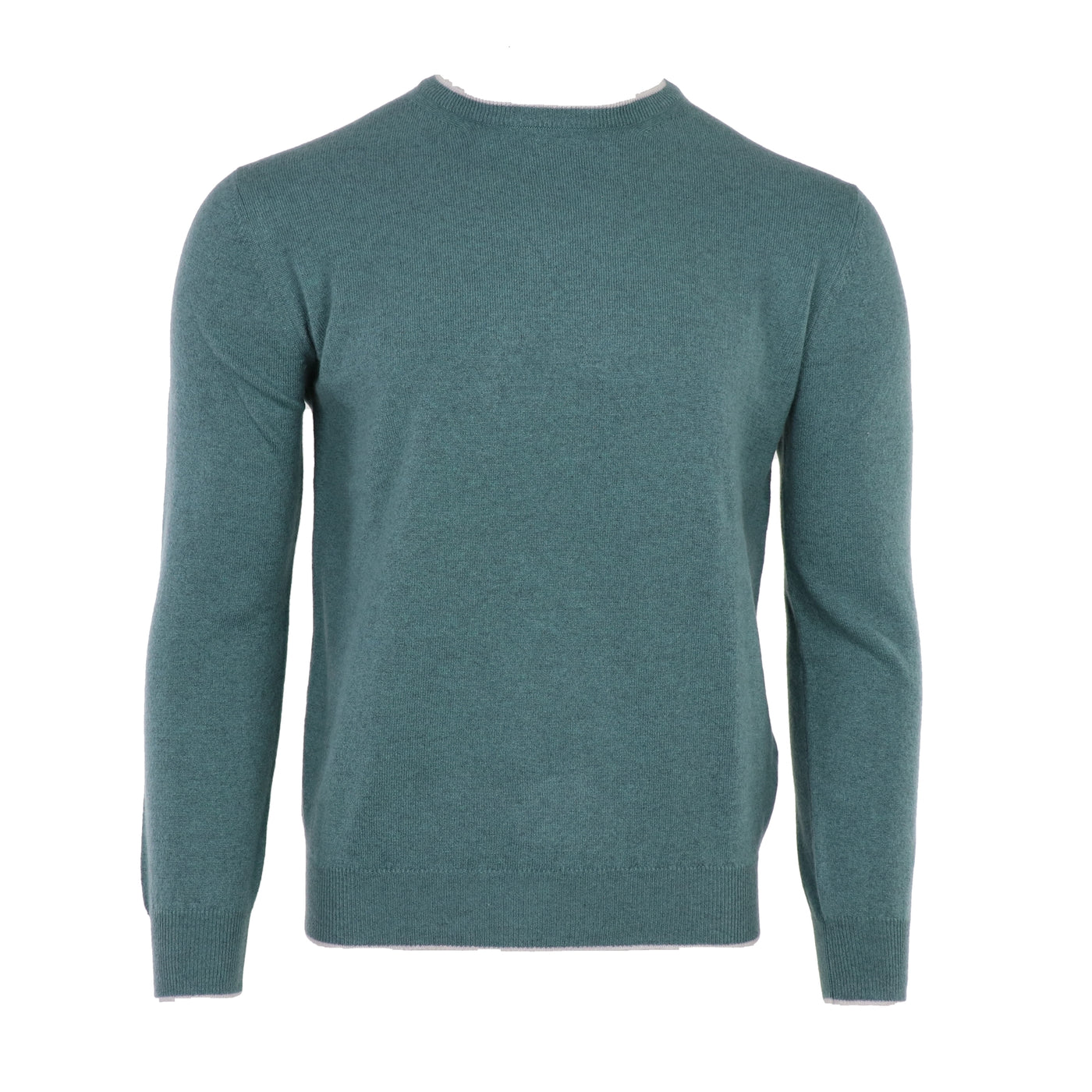The Pashmere Cashmere Crewneck in Sage Green