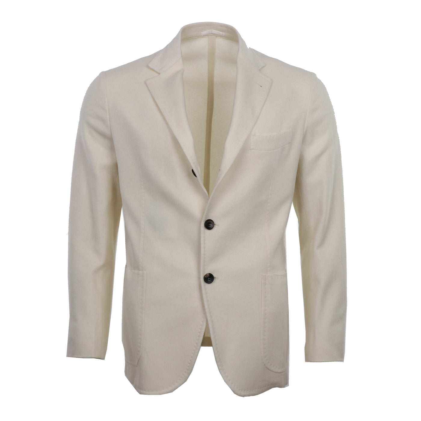 Summer Cashmere Soft Coat in Ivory Size 42R