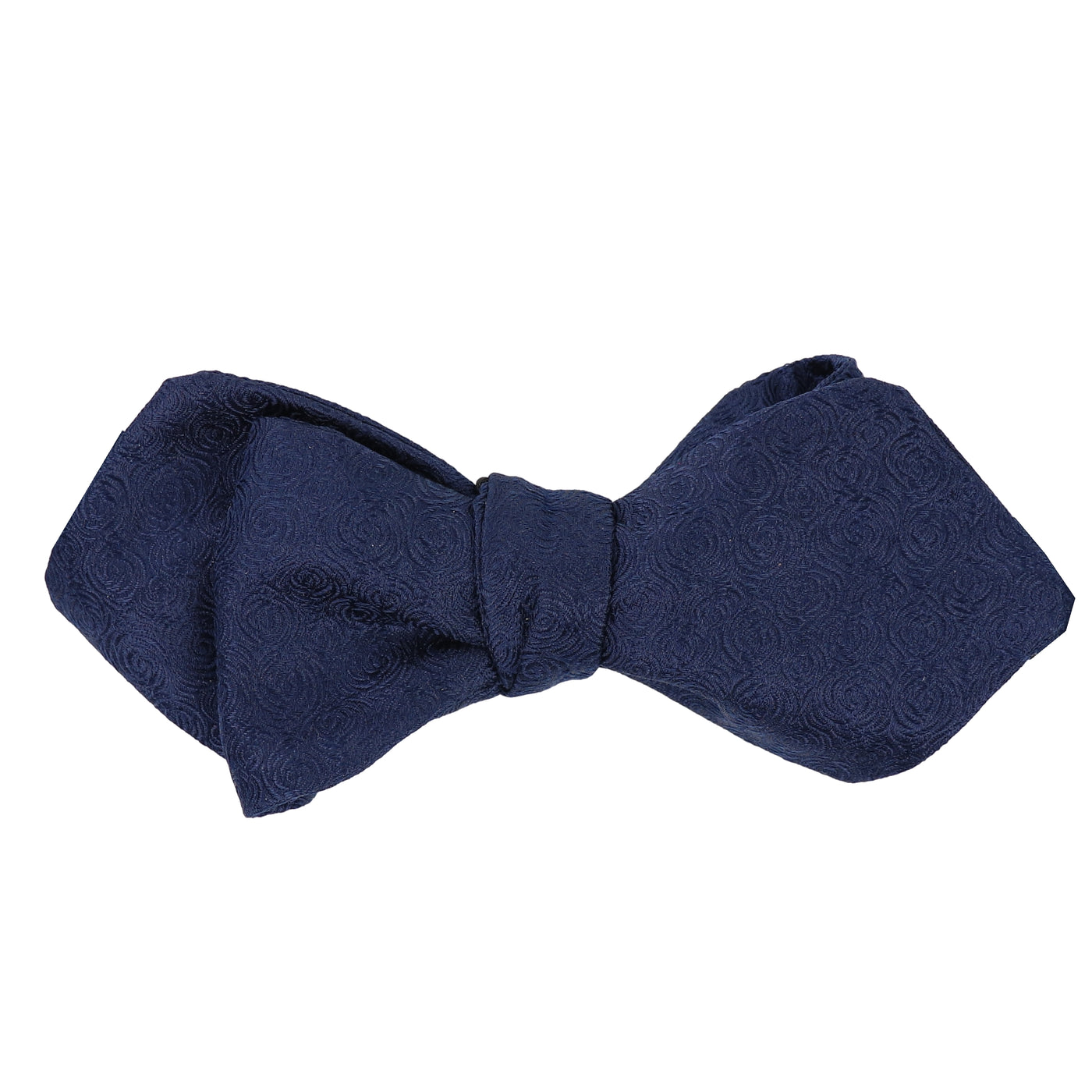 Navy Tonal Floral Formal Bow Tie
