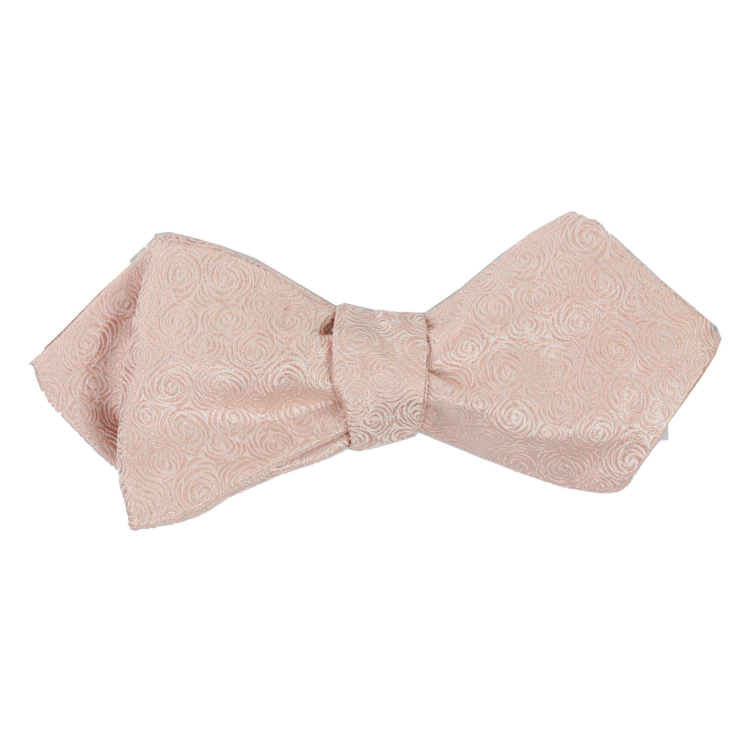 Blush Pink Tonal Floral Formal Bow Tie