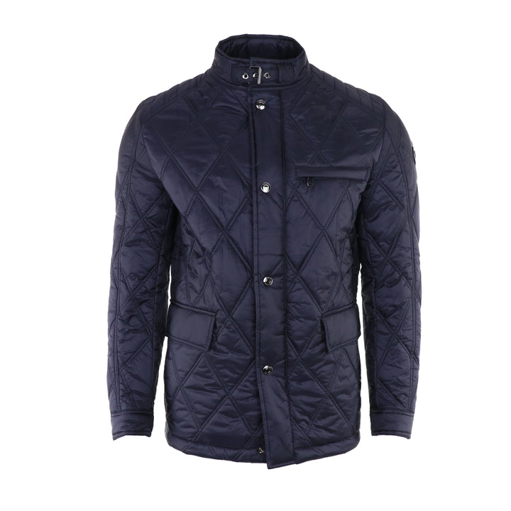 Diamond Quilted Technical Moto Jacket