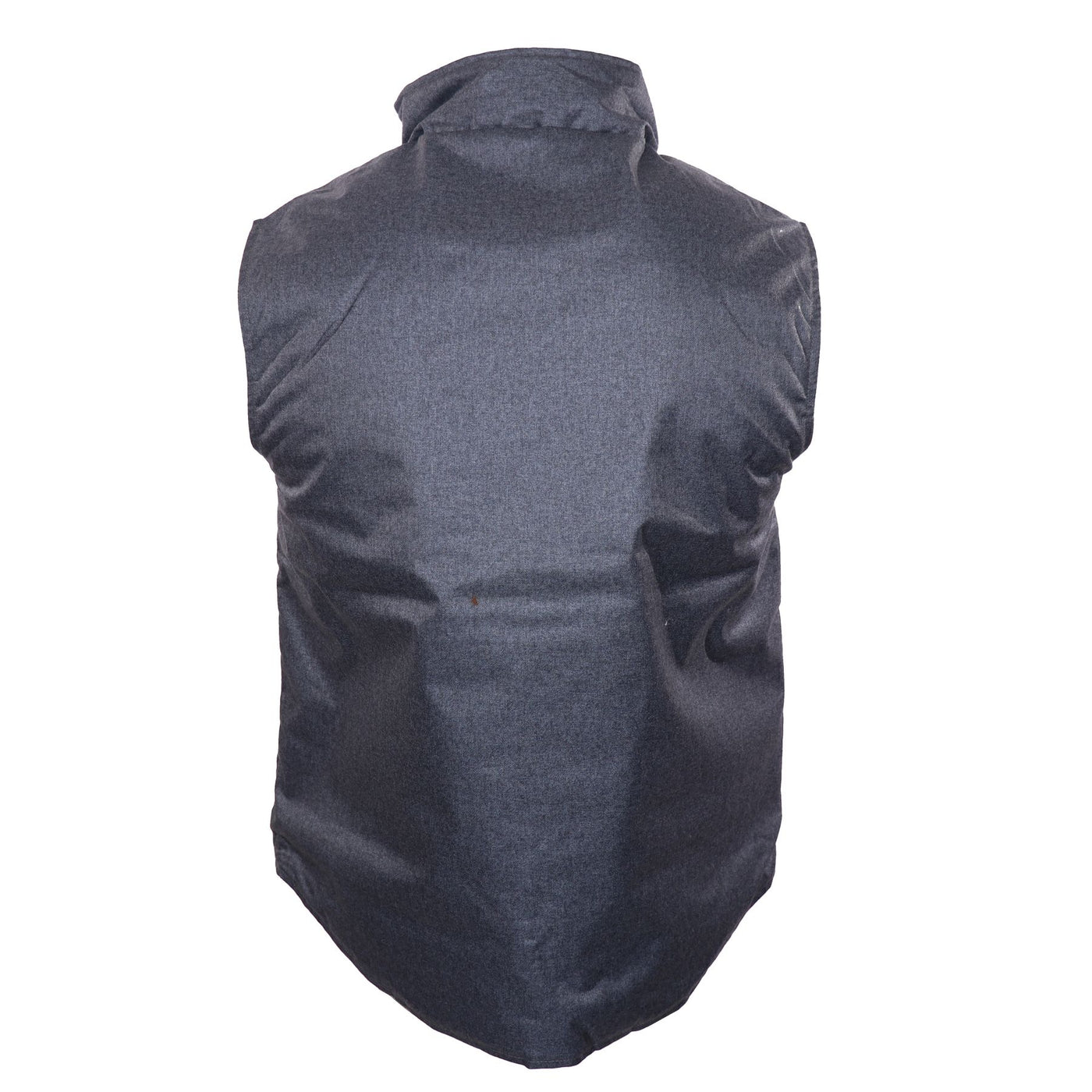 Flannel & Microfiber Reversible Vest in Tan/Grey