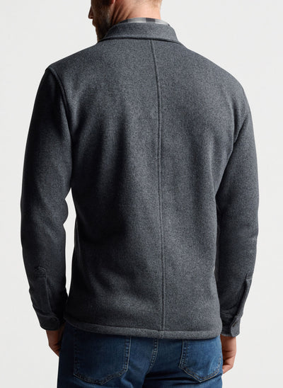 Crown Sweater Fleece Jacket in Iron