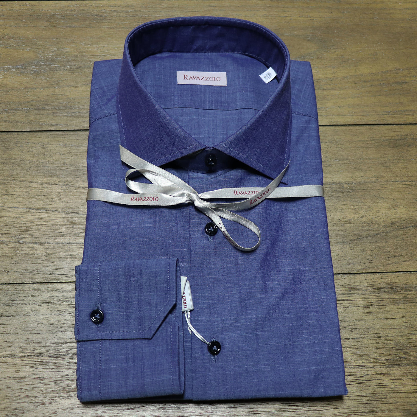 Solid Chambray Sport Shirt