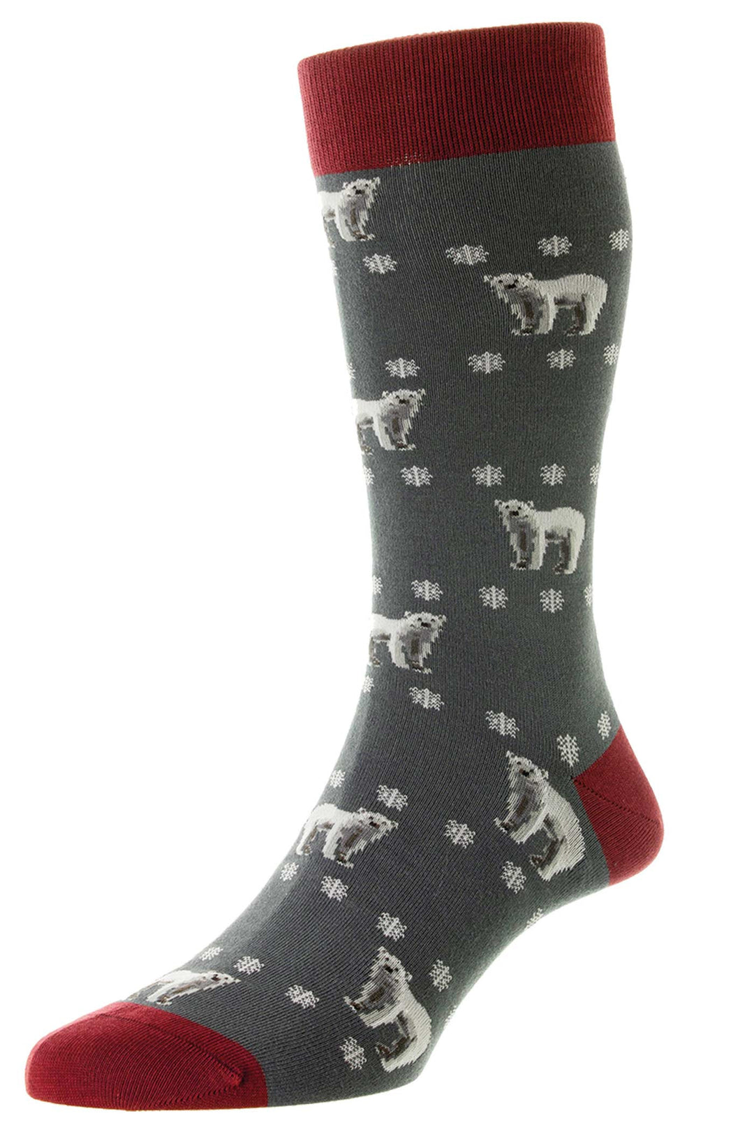 Polar Bear Print Organic Cotton Sock – Hampton's